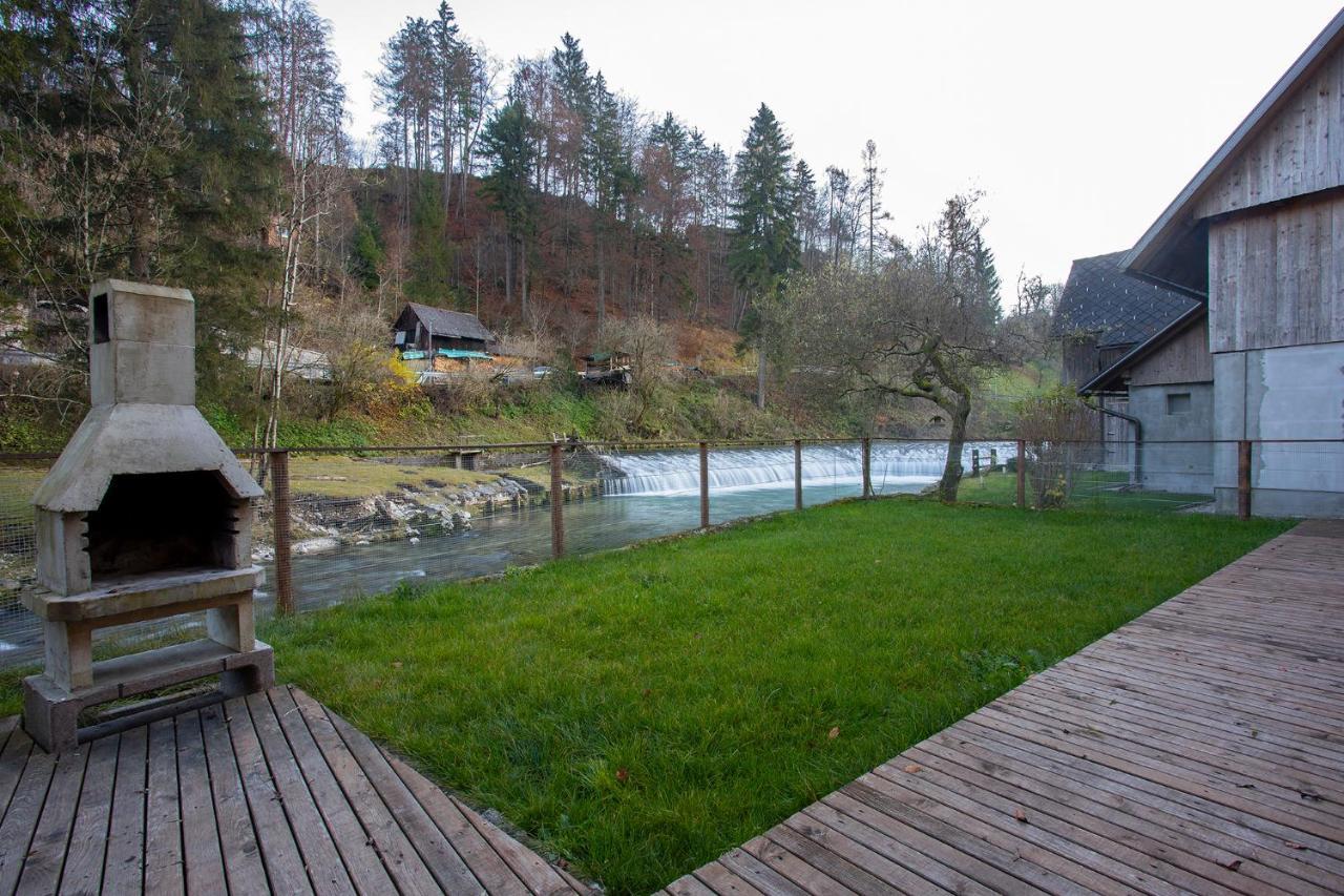 הוילה Zgornje Gorje House By The River מראה חיצוני תמונה